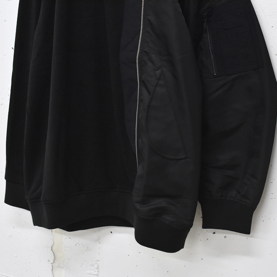 STOF / Trompe l’oeil Pulover - BLACK