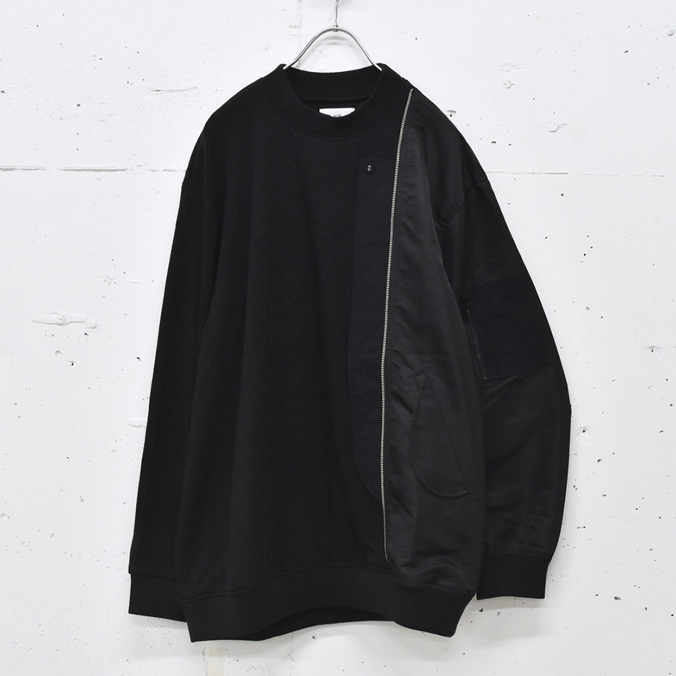 STOF / Trompe l’oeil Pulover - BLACK
