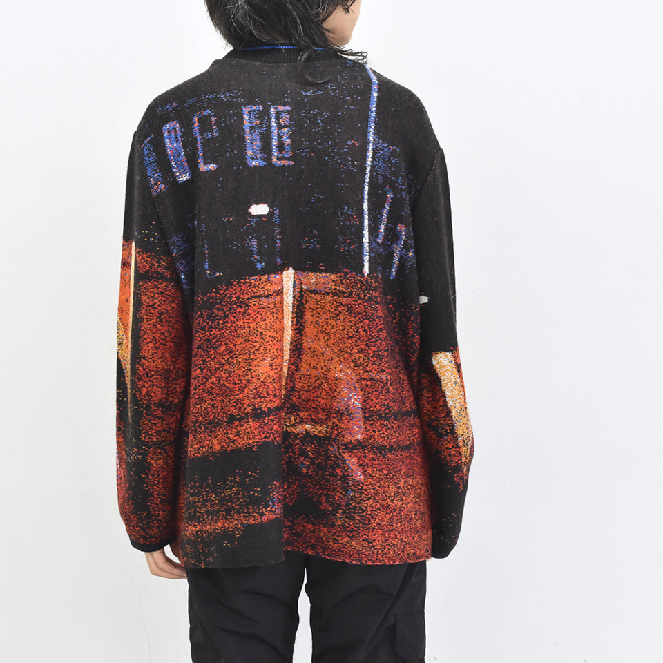 STOF / Double Exposure Knit Sweater - VOLCAN