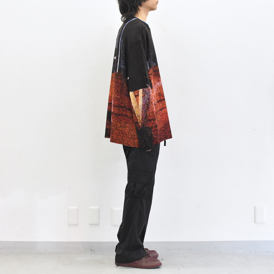 STOF / Double Exposure Knit Sweater - VOLCAN