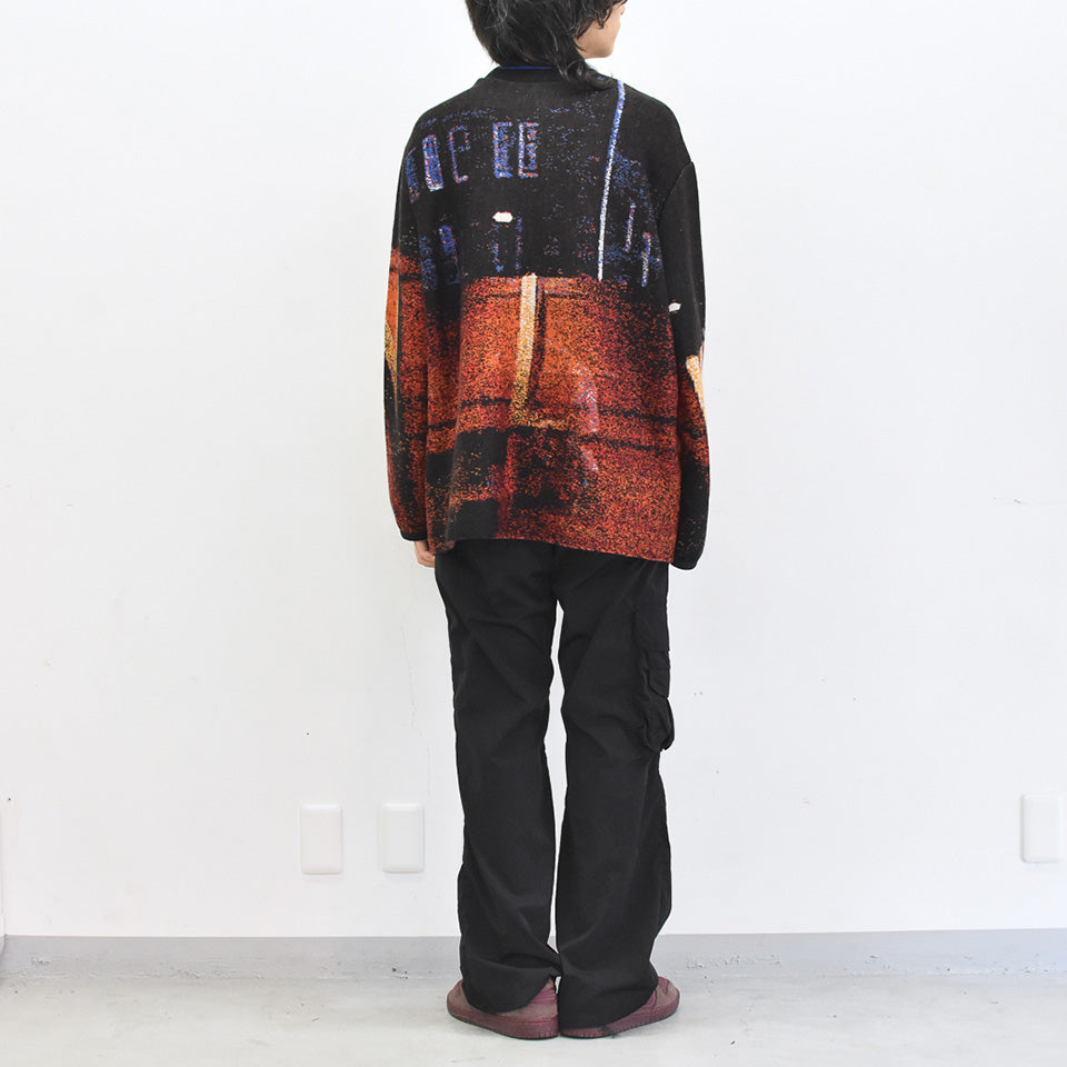 STOF / Double Exposure Knit Sweater - VOLCAN