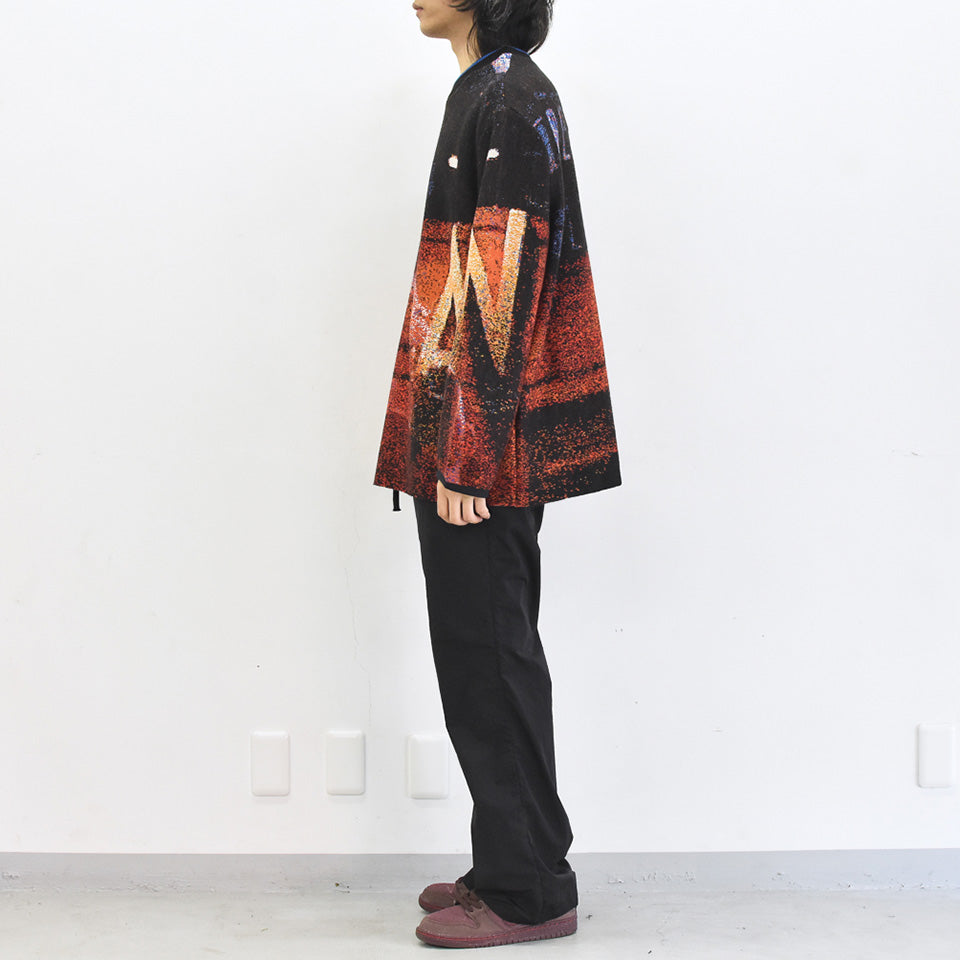 STOF / Double Exposure Knit Sweater - VOLCAN