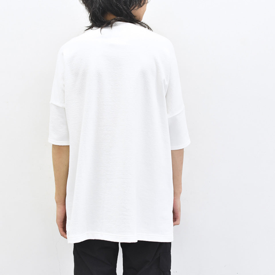 STOF / Oversized Relax Tee/che embroi - WHITE