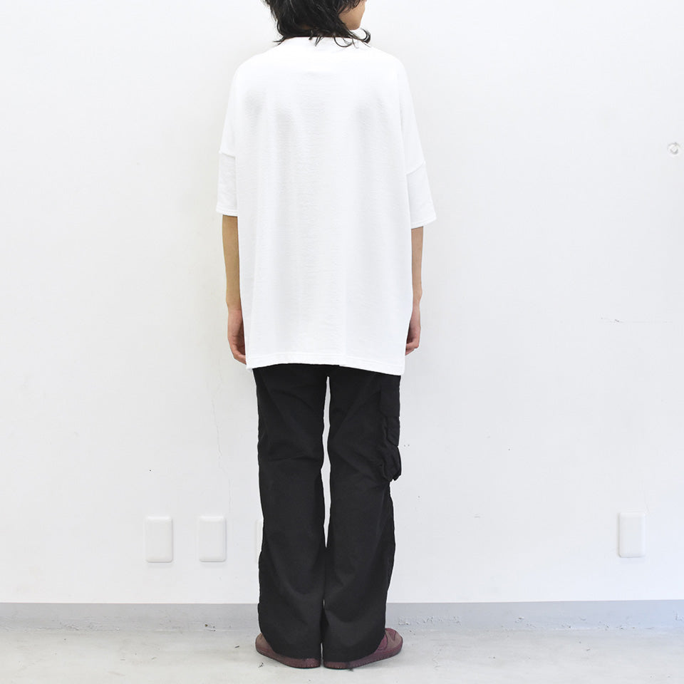 STOF / Oversized Relax Tee/che embroi - WHITE