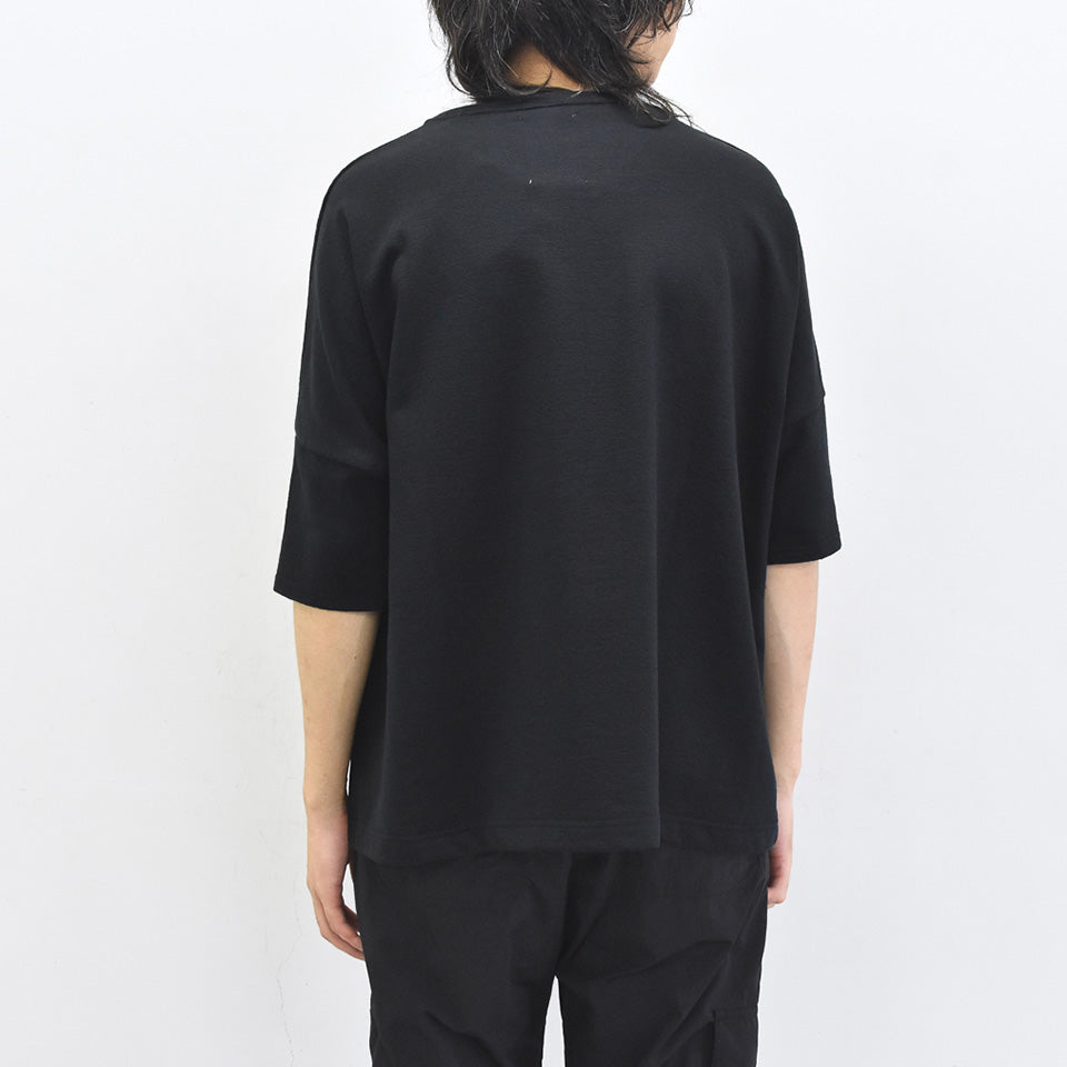 STOF / Oversized Relax Tee/each path - BLACK