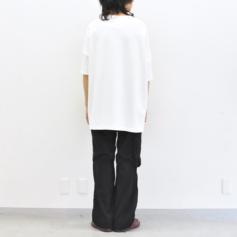 STOF / Oversized Relax Tee/each path - WHITE