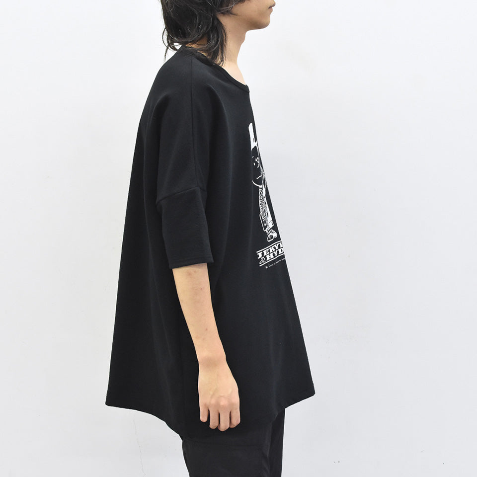 STOF / Oversized Relax Tee/J&H - BLACK