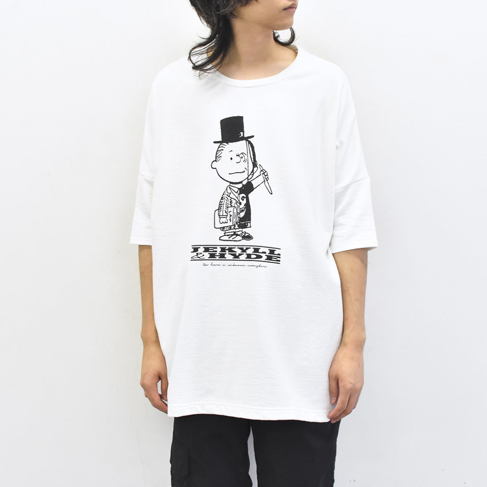 STOF / Oversized Relax Tee/J&H - WHITE
