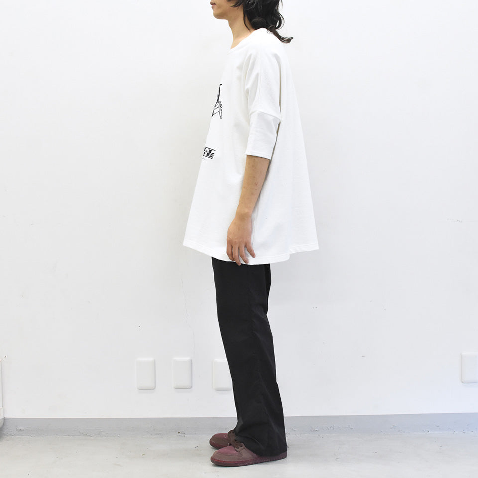 STOF / Oversized Relax Tee/J&H - WHITE