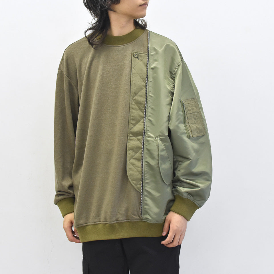 STOF / Trompe l’oeil Pulover - KHAKI