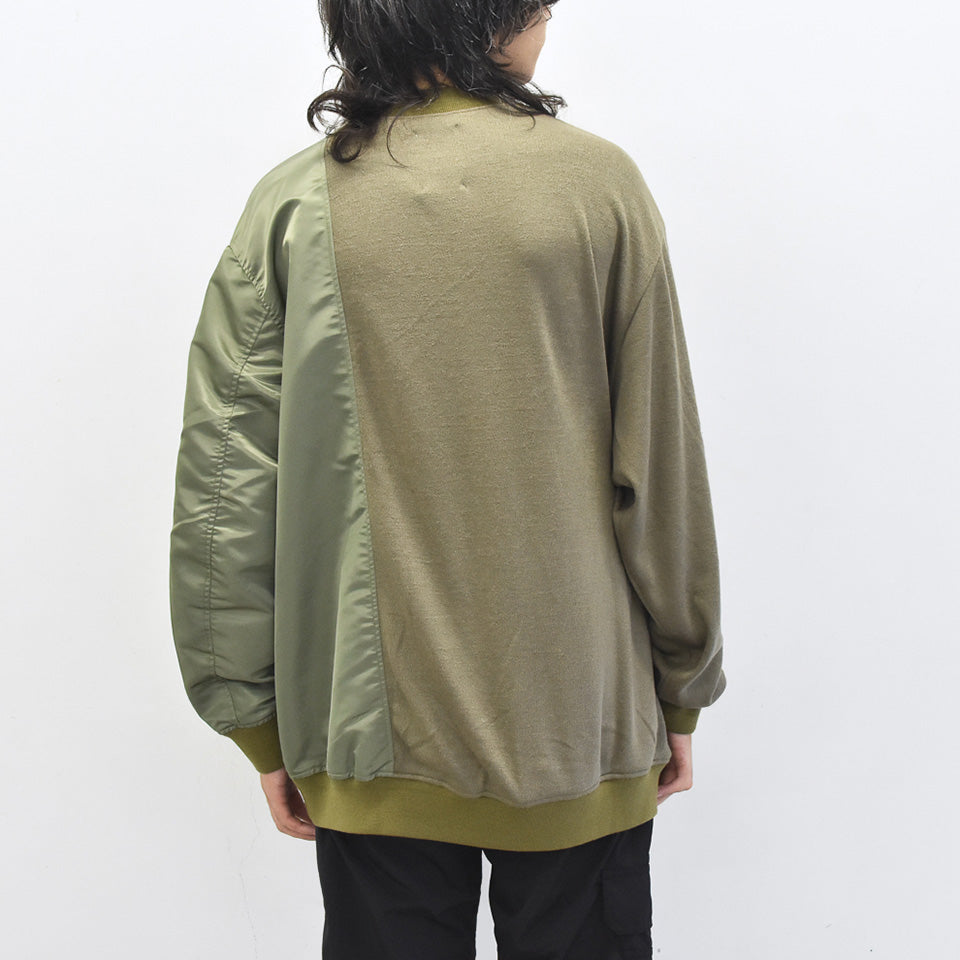 STOF / Trompe l’oeil Pulover - KHAKI