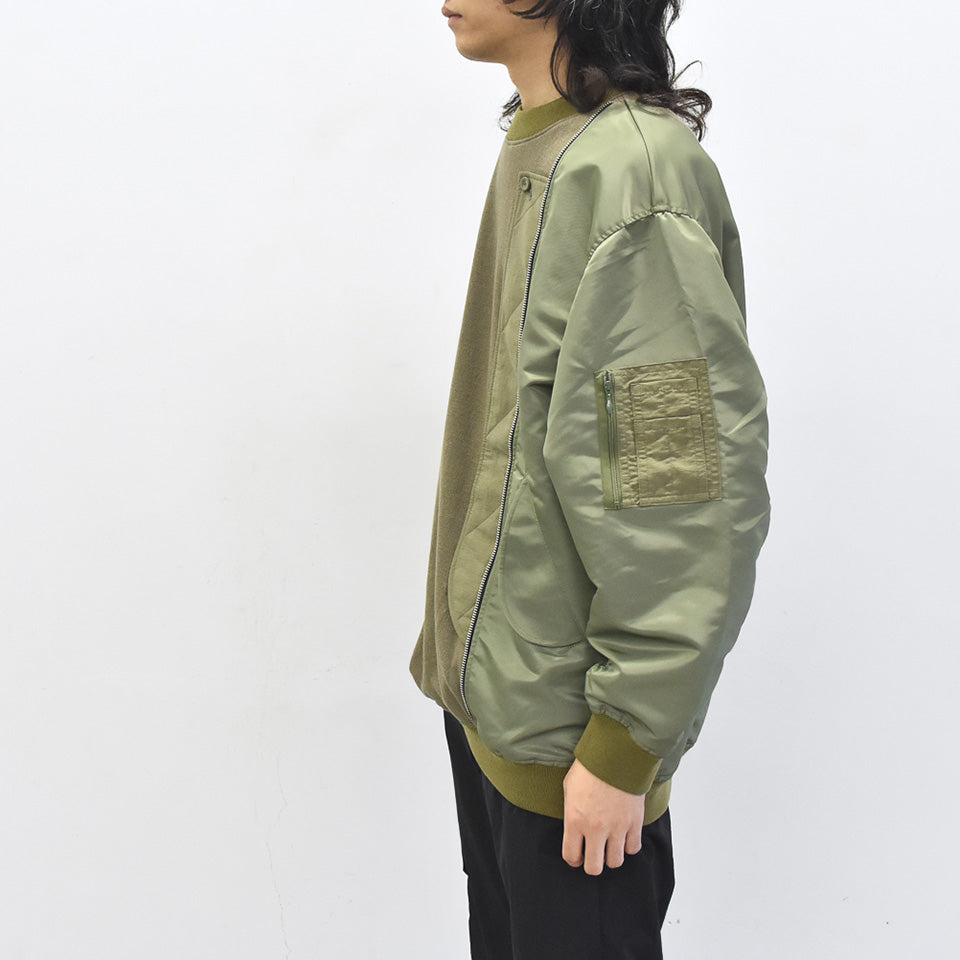 STOF / Trompe l’oeil Pulover - KHAKI