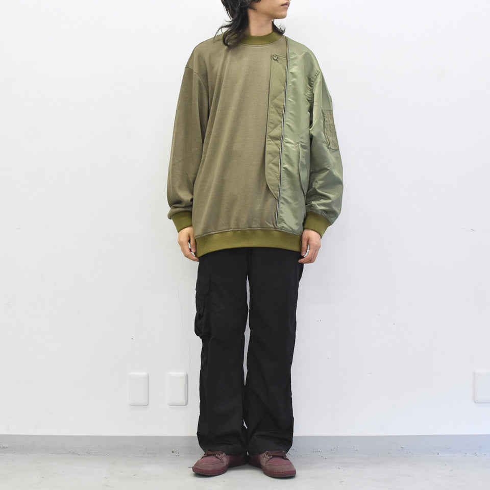 STOF / Trompe l’oeil Pulover - KHAKI