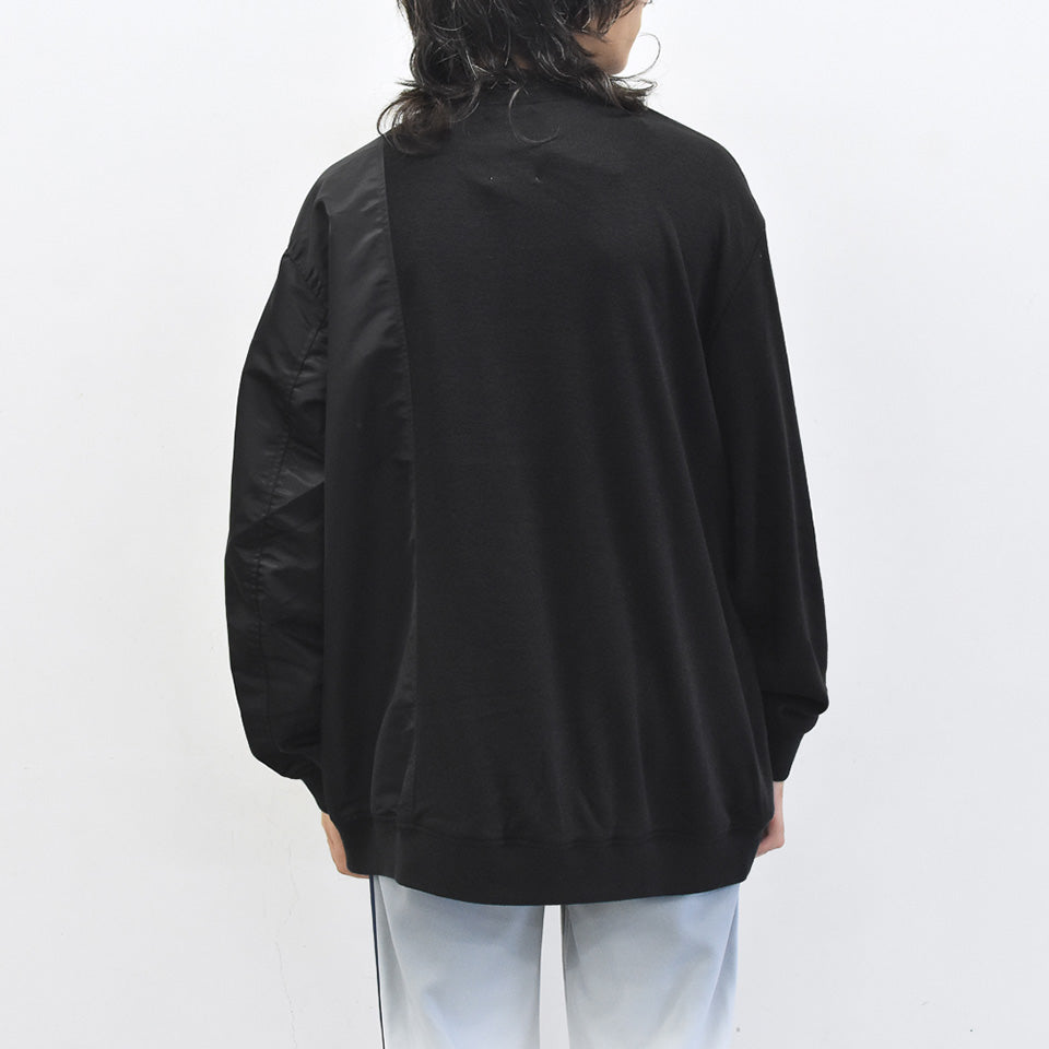 STOF / Trompe l’oeil Pulover - BLACK