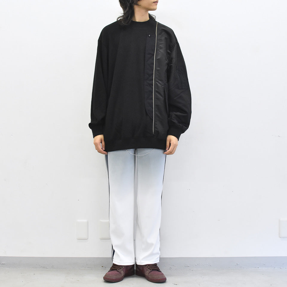 STOF / Trompe l’oeil Pulover - BLACK