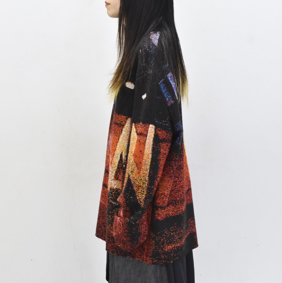 STOF / Double Exposure Knit Sweater - VOLCAN