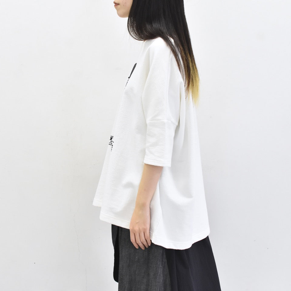 STOF / Oversized Relax Tee/J&H - WHITE