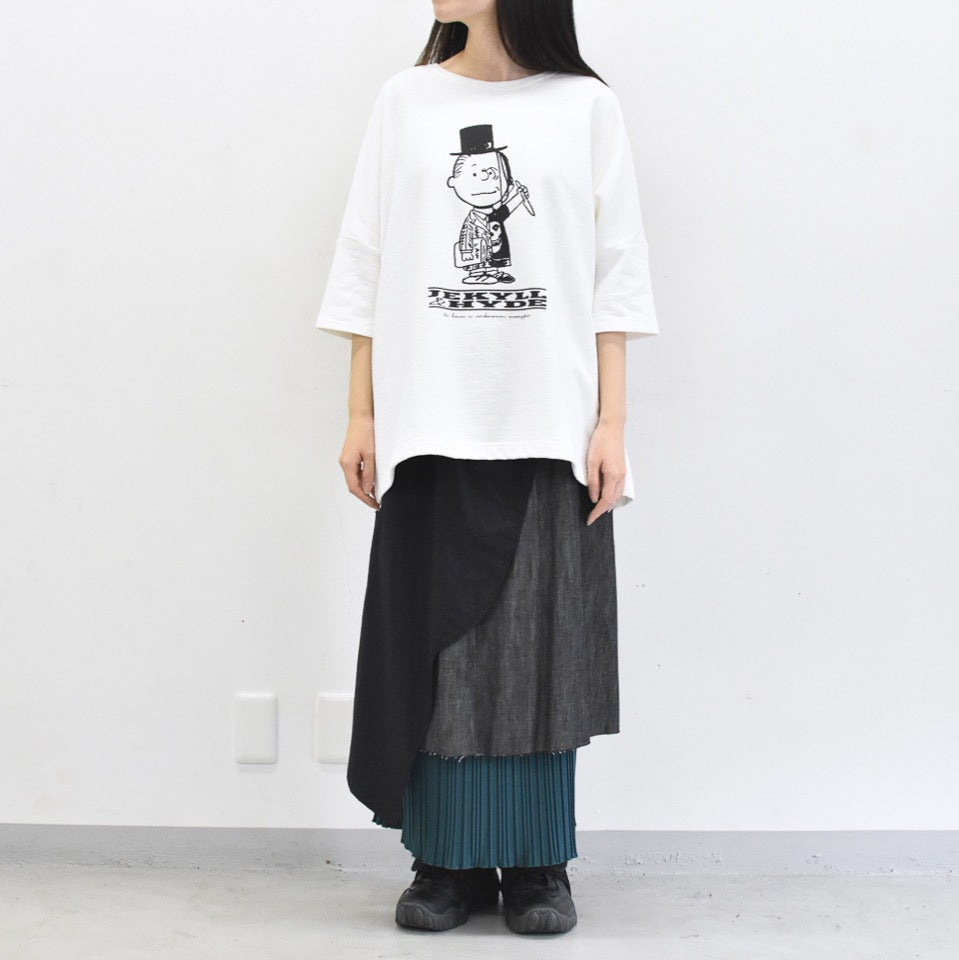 STOF / Oversized Relax Tee/J&H - WHITE