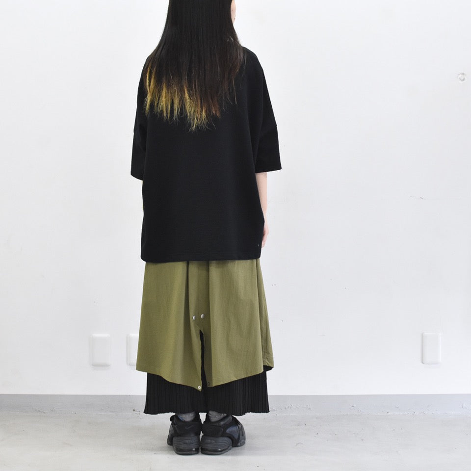 STOF / Oversized Relax Tee/each path - BLACK