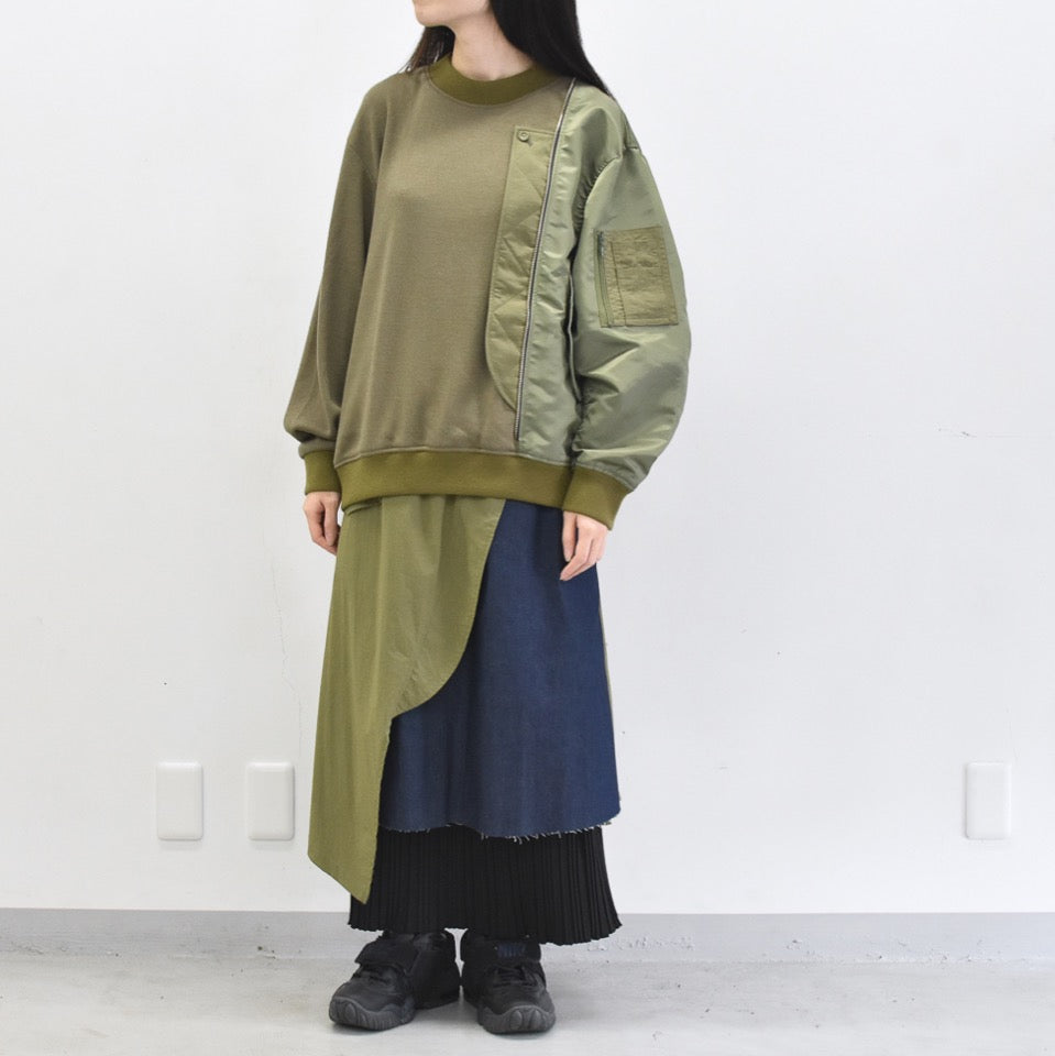STOF / Trompe l’oeil Pulover - KHAKI