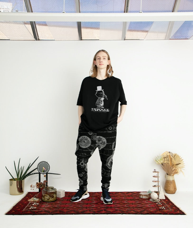 STOF / Oversized Relax Tee/J&H - BLACK