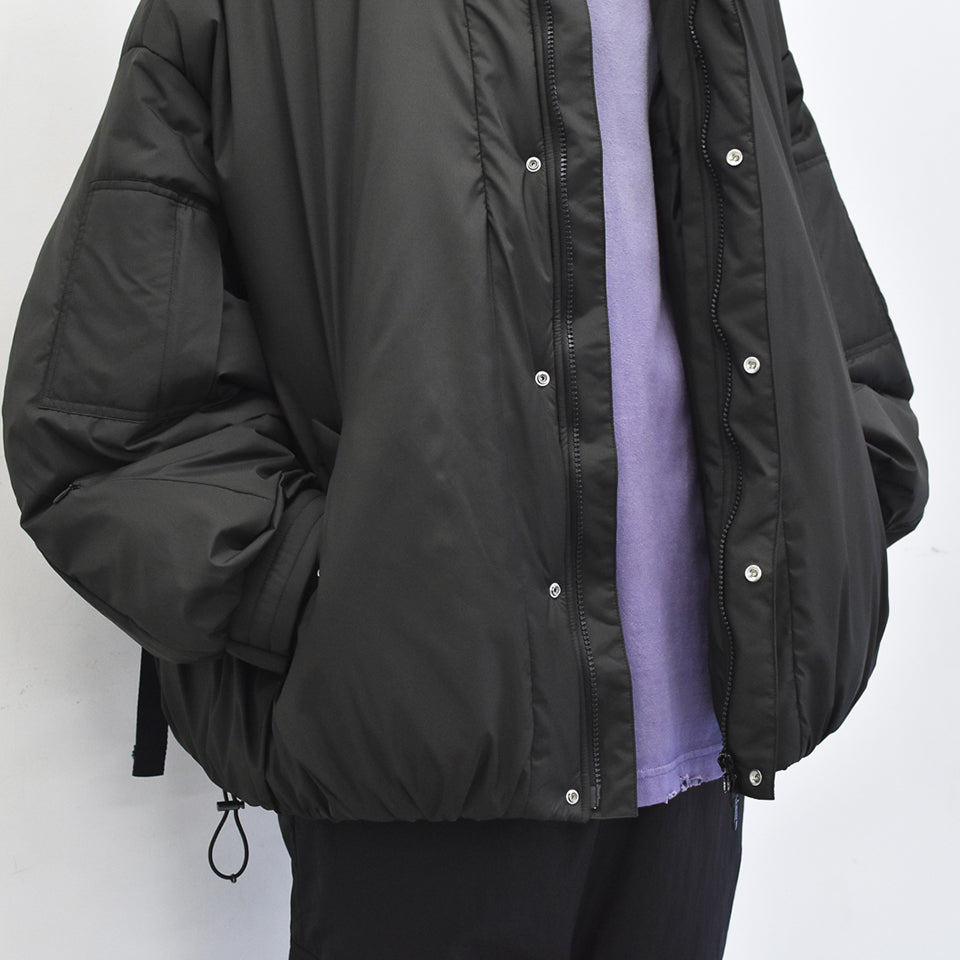 THE JEAN PIERRE / Drop Puffer Jacket - BLACK