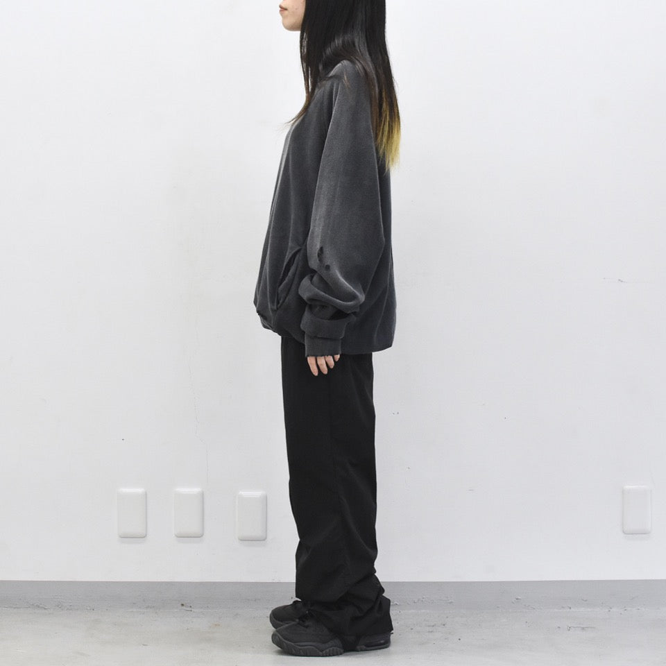 THE JEAN PIERRE / Pigmentdye Dove Turtle Sweat Shirt - FADE BLACK