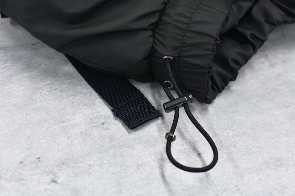 THE JEAN PIERRE / Drop Puffer Jacket - BLACK