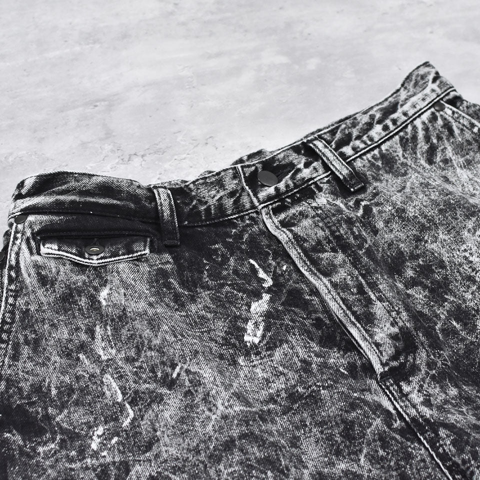 THE JEAN PIERRE / Extra Buggy Denim Trousert - CONTRUST