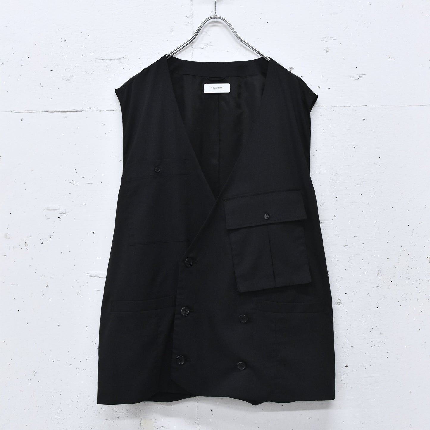 THE JEAN PIERRE / French Army Cargo Jilet - BLACK
