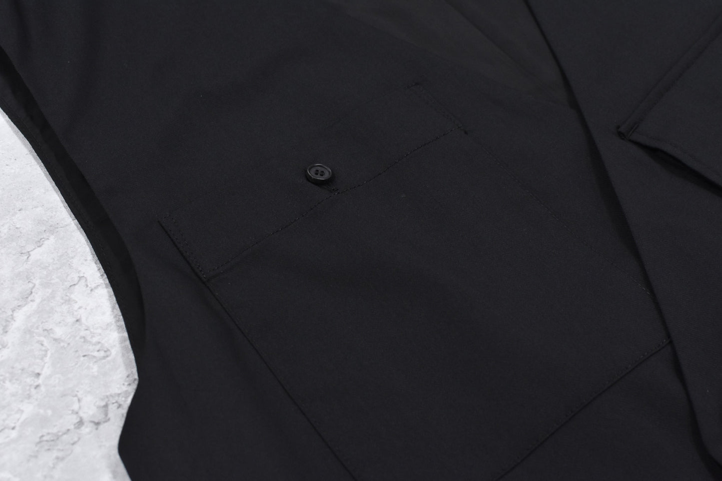 THE JEAN PIERRE / French Army Cargo Jilet - BLACK