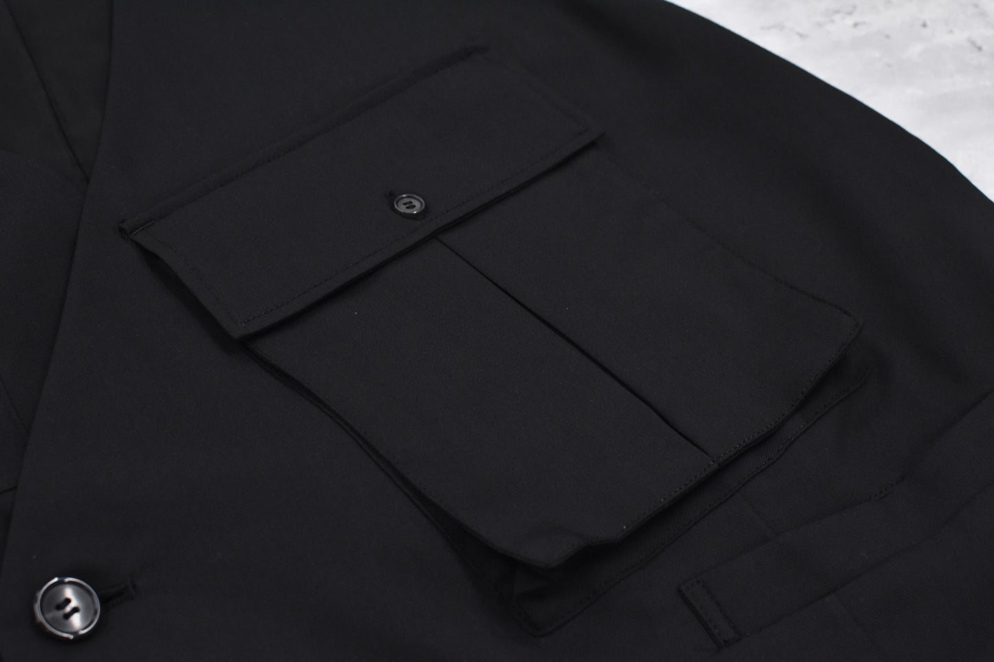 THE JEAN PIERRE / French Army Cargo Jilet - BLACK