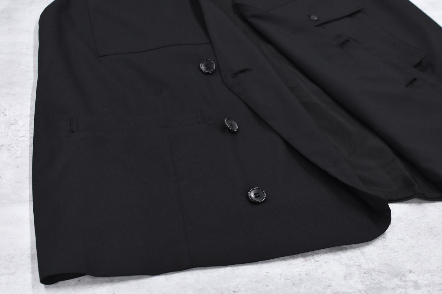 THE JEAN PIERRE / French Army Cargo Jilet - BLACK