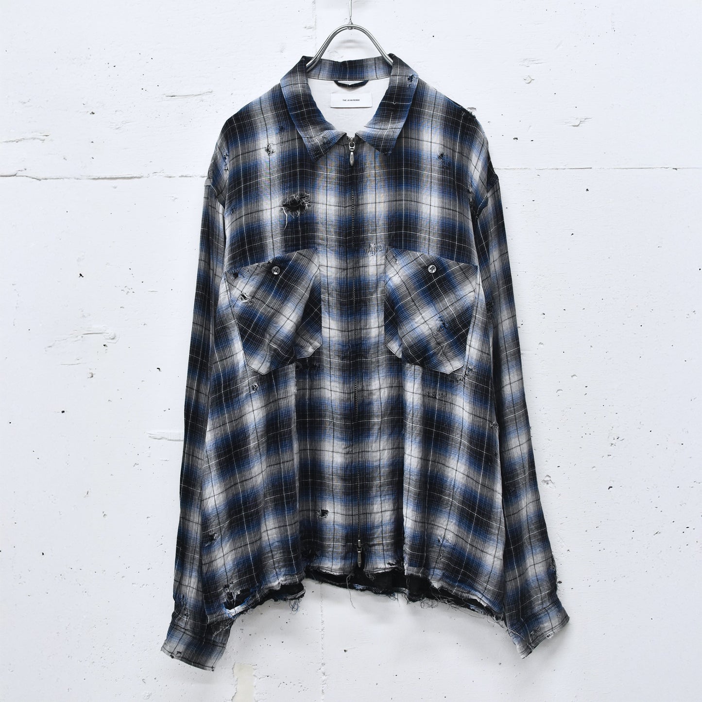 THE JEAN PIERRE / Grunge Destroy Kurt Shirt - BLUE