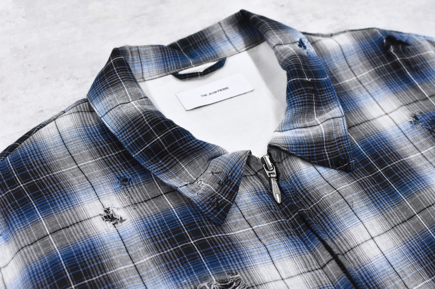 THE JEAN PIERRE / Grunge Destroy Kurt Shirt - BLUE