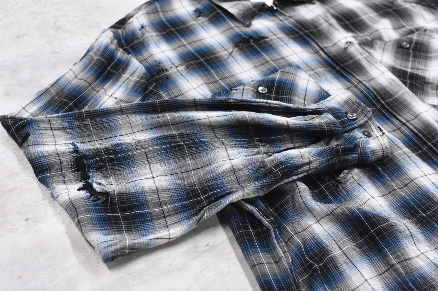 THE JEAN PIERRE / Grunge Destroy Kurt Shirt - MIX