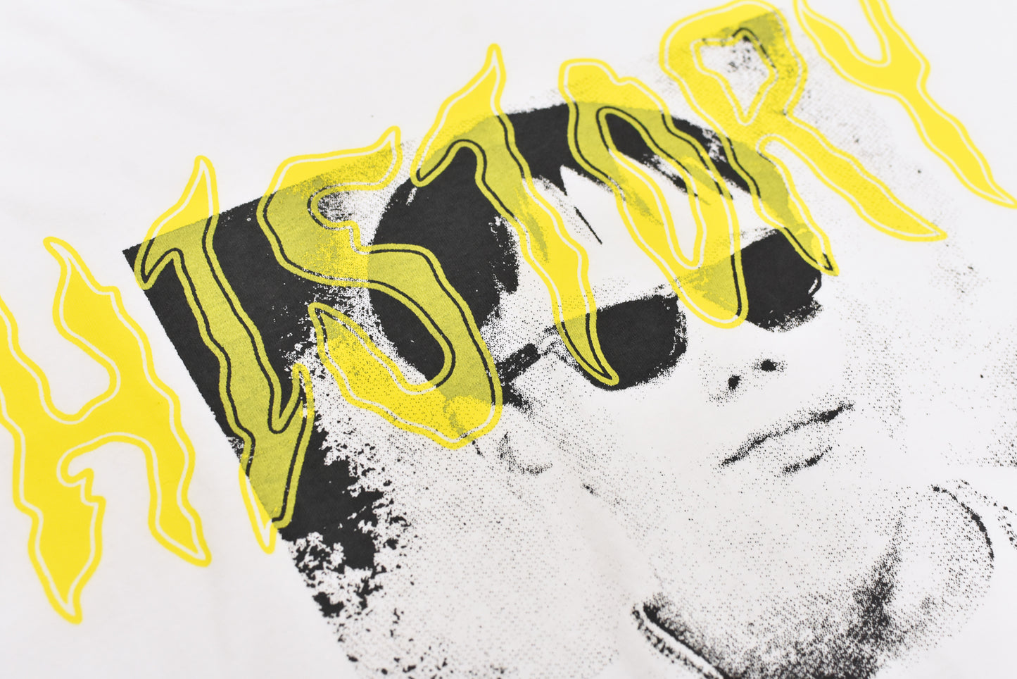 FUMEI / EVIL CAR L/S T-SHIRT - WHITE