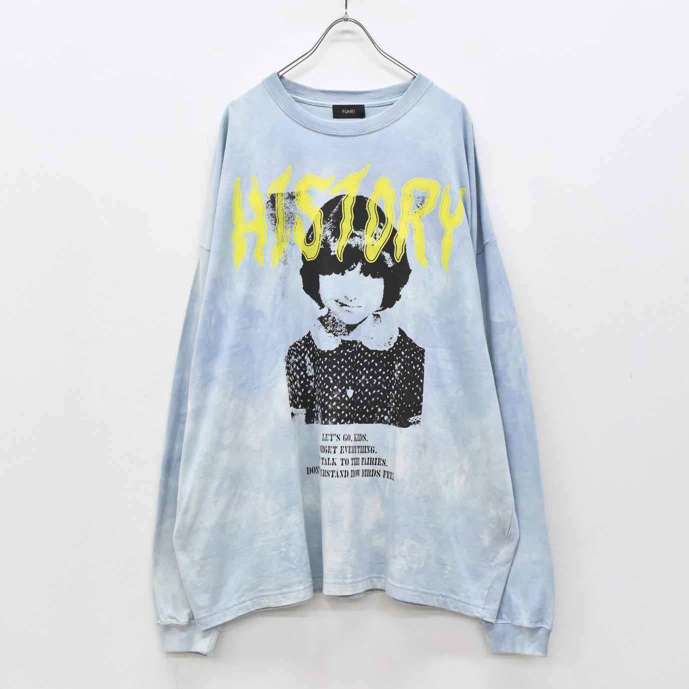 FUMEI / EVIL CAR L/S T-SHIRT - BLUE