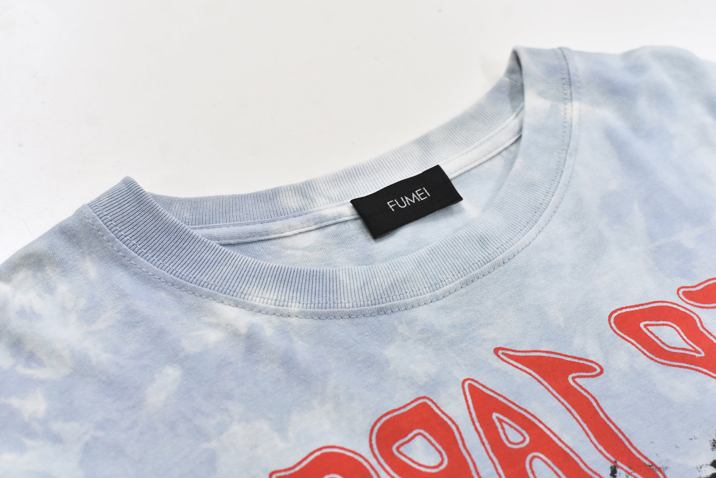 FUMEI / CAT? L/S T-SHIRT - BLUE