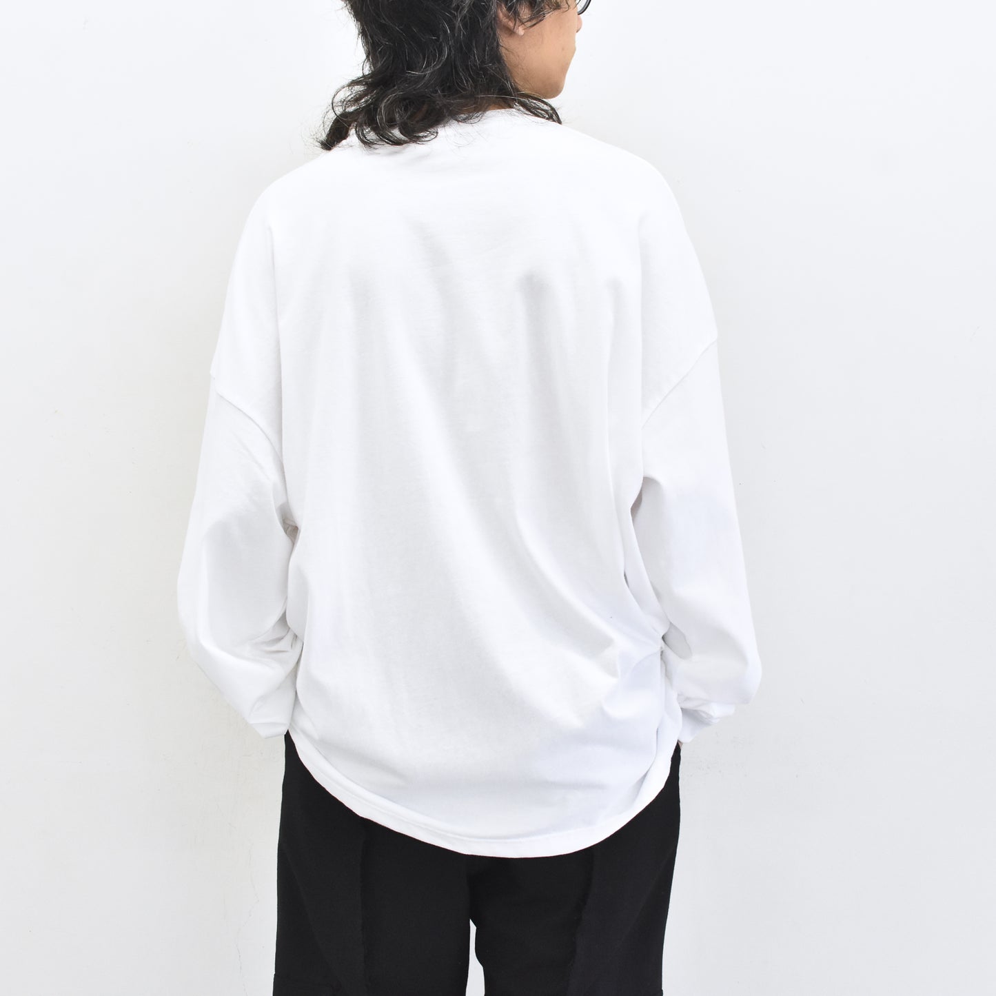FUMEI / EVIL CAR L/S T-SHIRT - WHITE