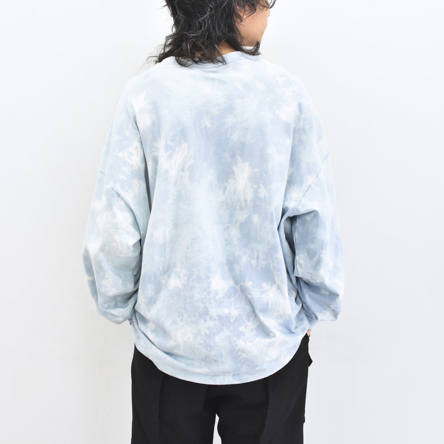 FUMEI / CAT? L/S T-SHIRT - BLUE
