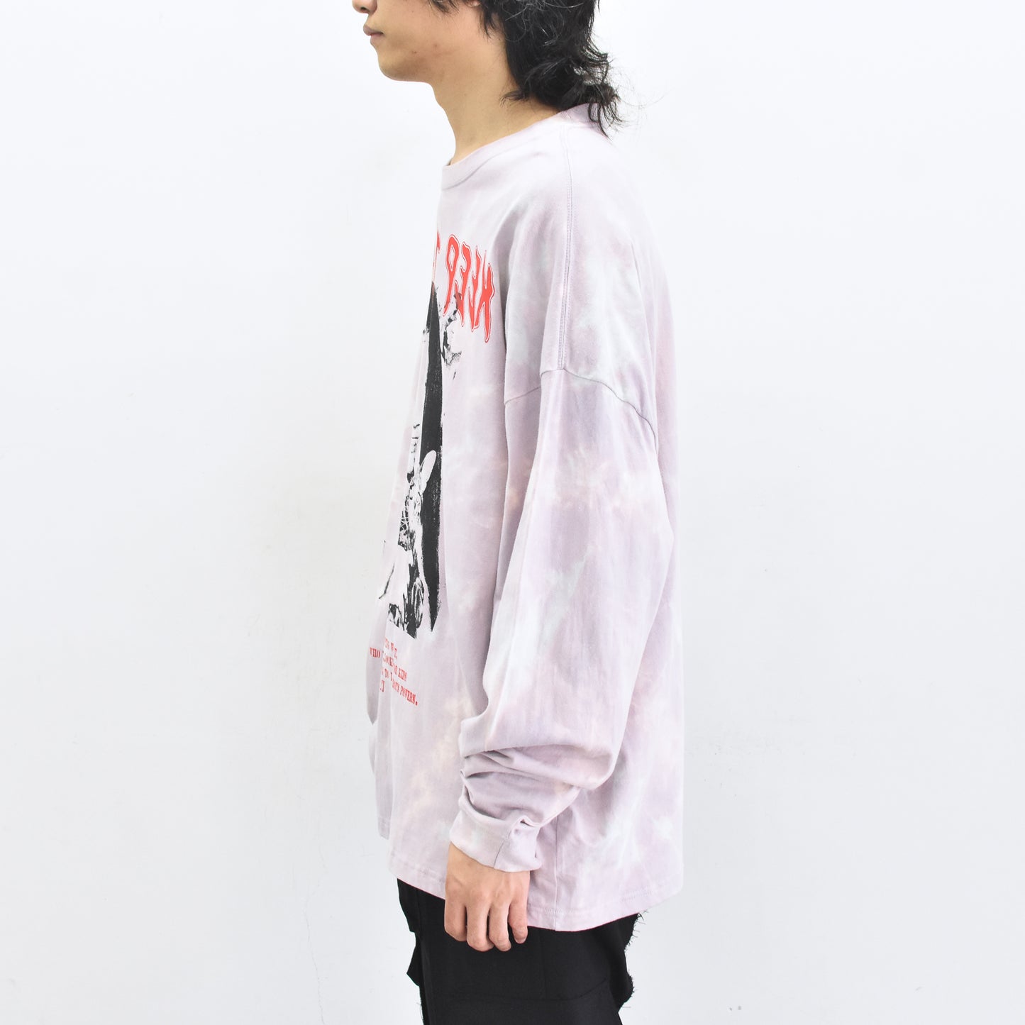 FUMEI / CAT? L/S T-SHIRT - PURPLE