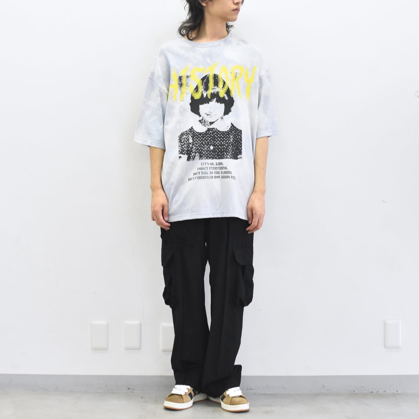 FUMEI / EVIL CAR S/S T-SHIRT - BLUE