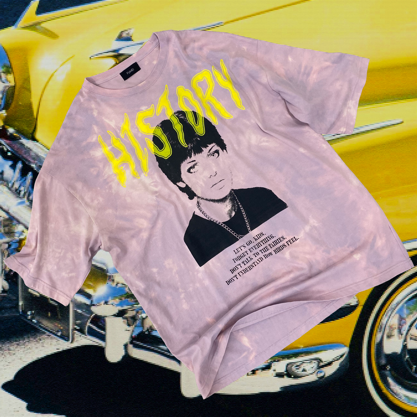 FUMEI / EVIL CAR S/S T-SHIRT - PURPLE
