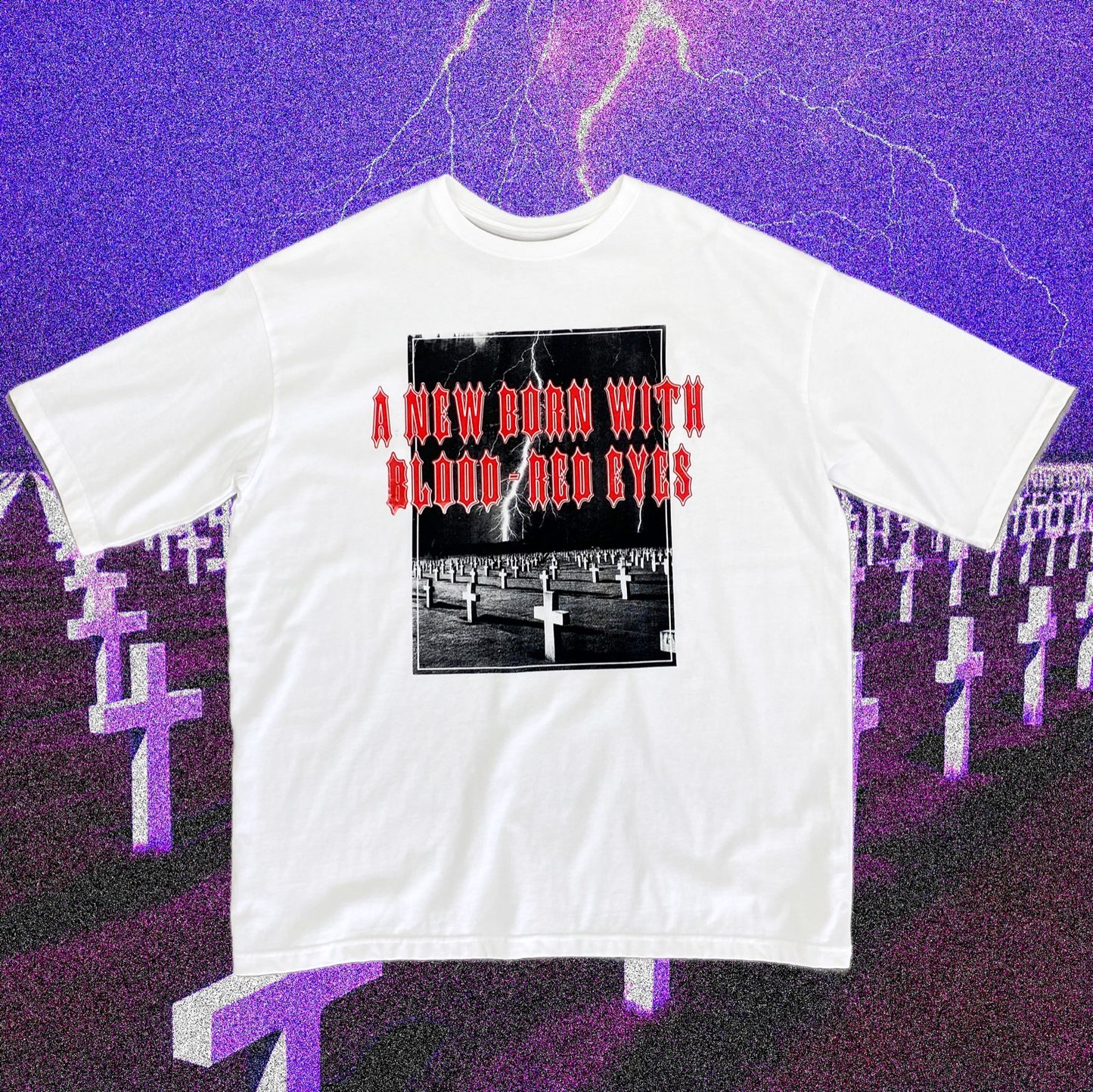 FUMEI / RED EYE S/S T-SHIRT - WHITE