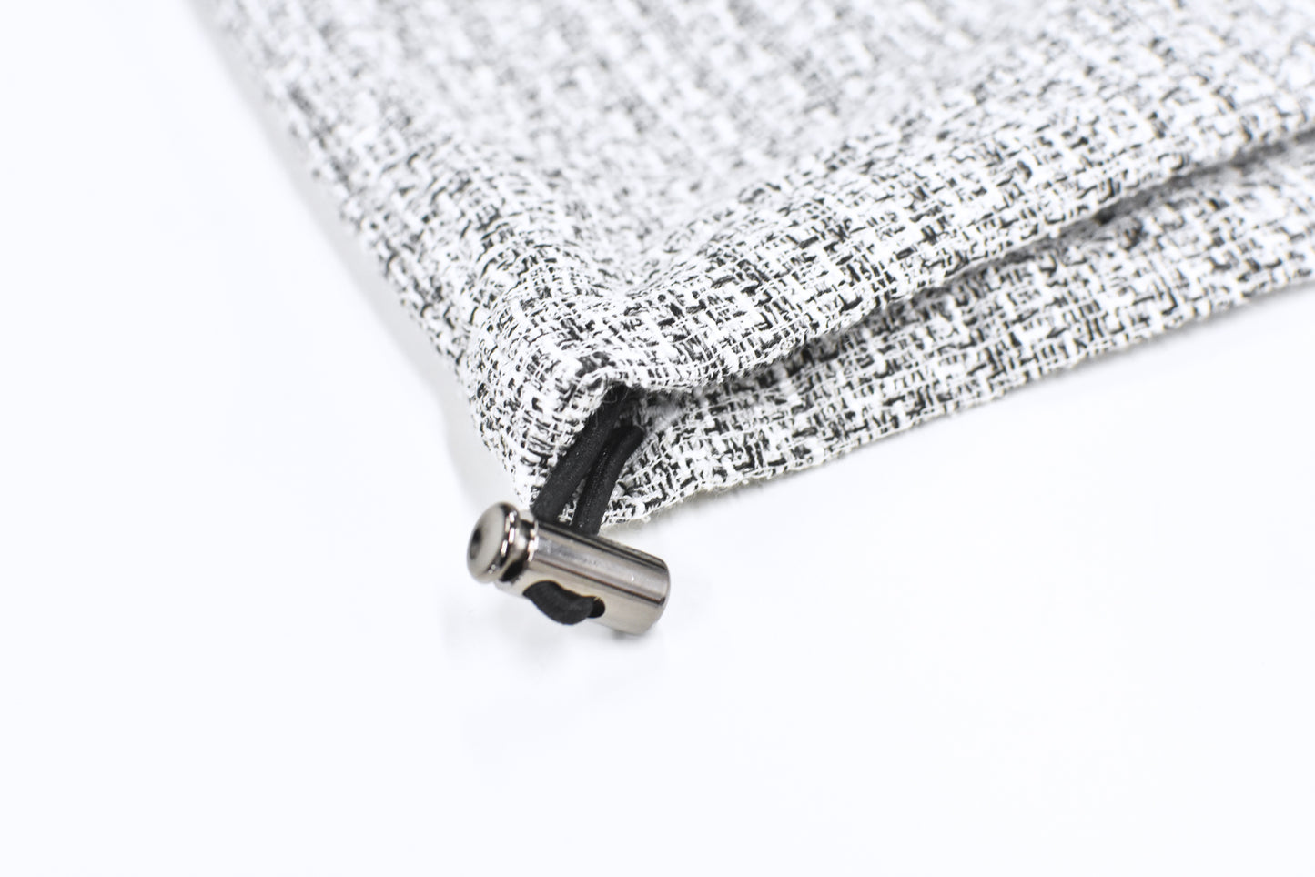 THE JEAN PIERRE / Tweed Hoodie Dove Shirt - WHITE