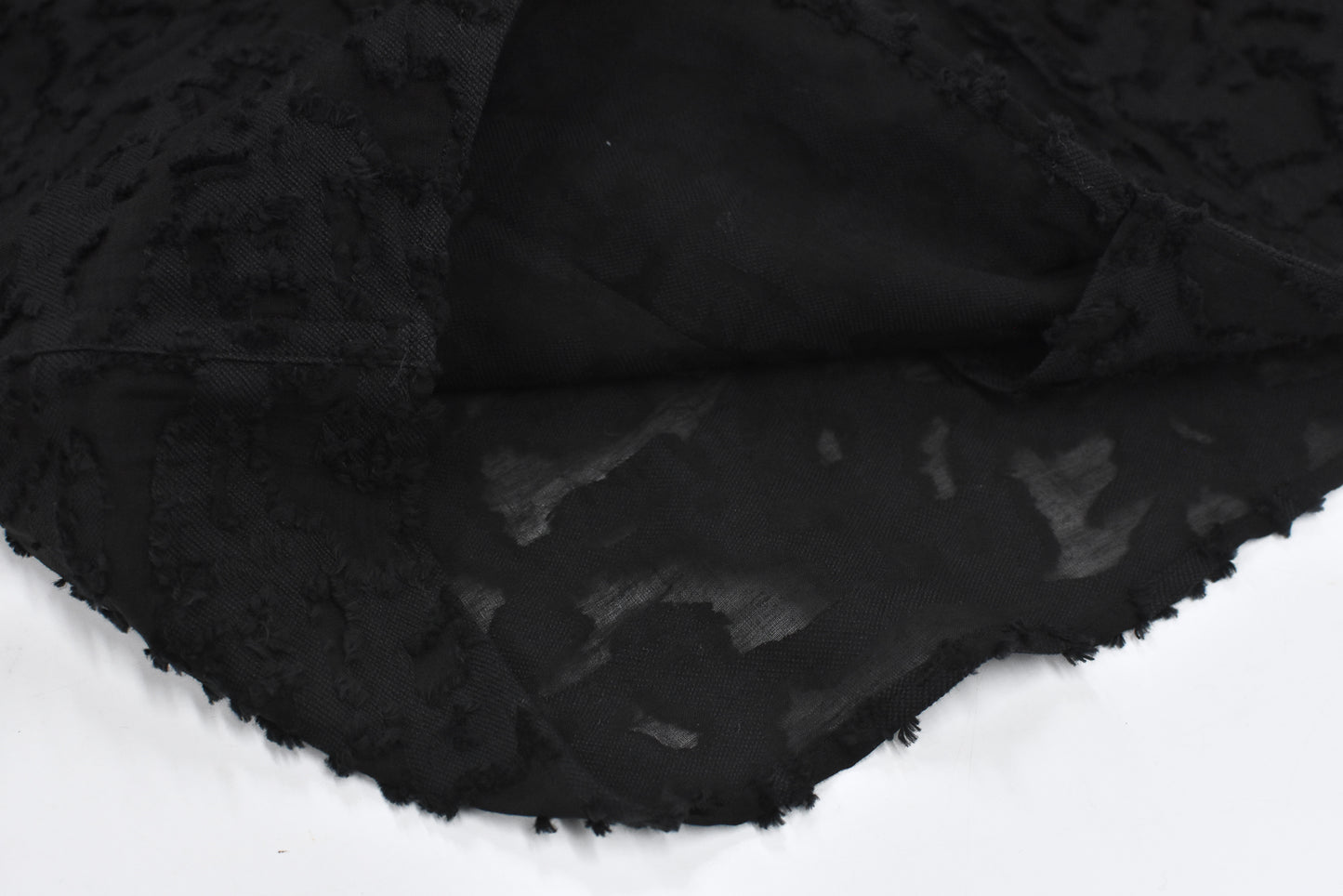 THE JEAN PIERRE / Grunge Jacquard Shirt - BLACK