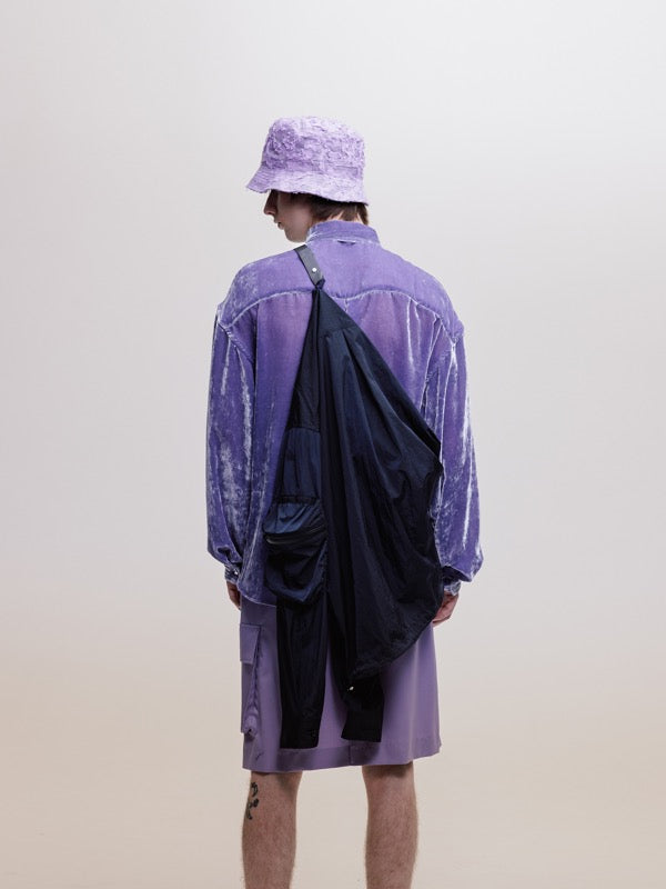 THE JEAN PIERRE / Grunge Jacquard Bucket Hat - BLACK