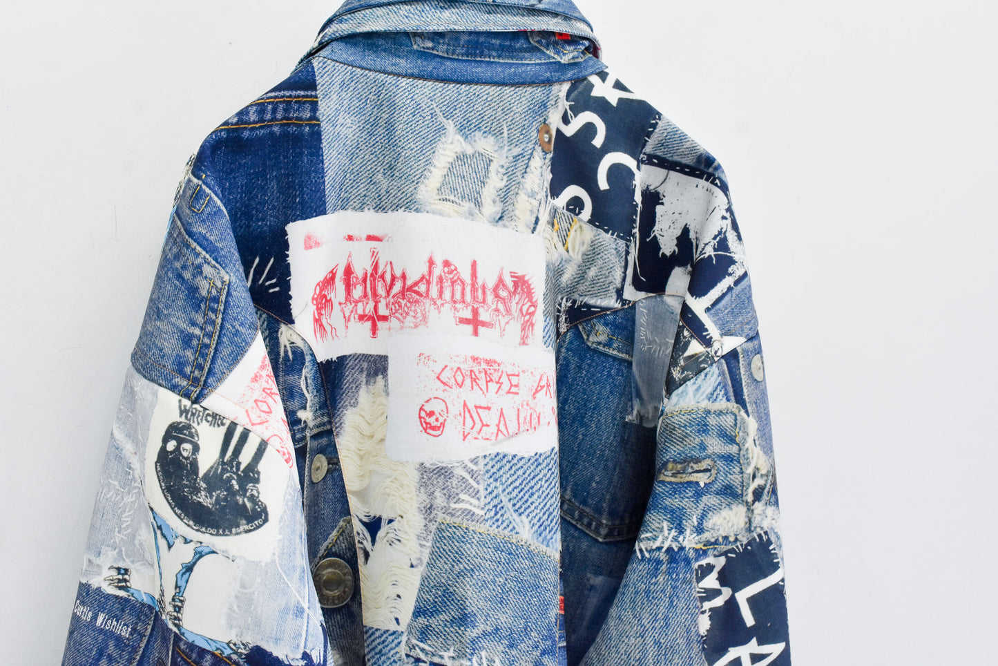 BODYSONG. / TROMPE L'OEIL DENIM PATTERN SHJ JUV - BLUE