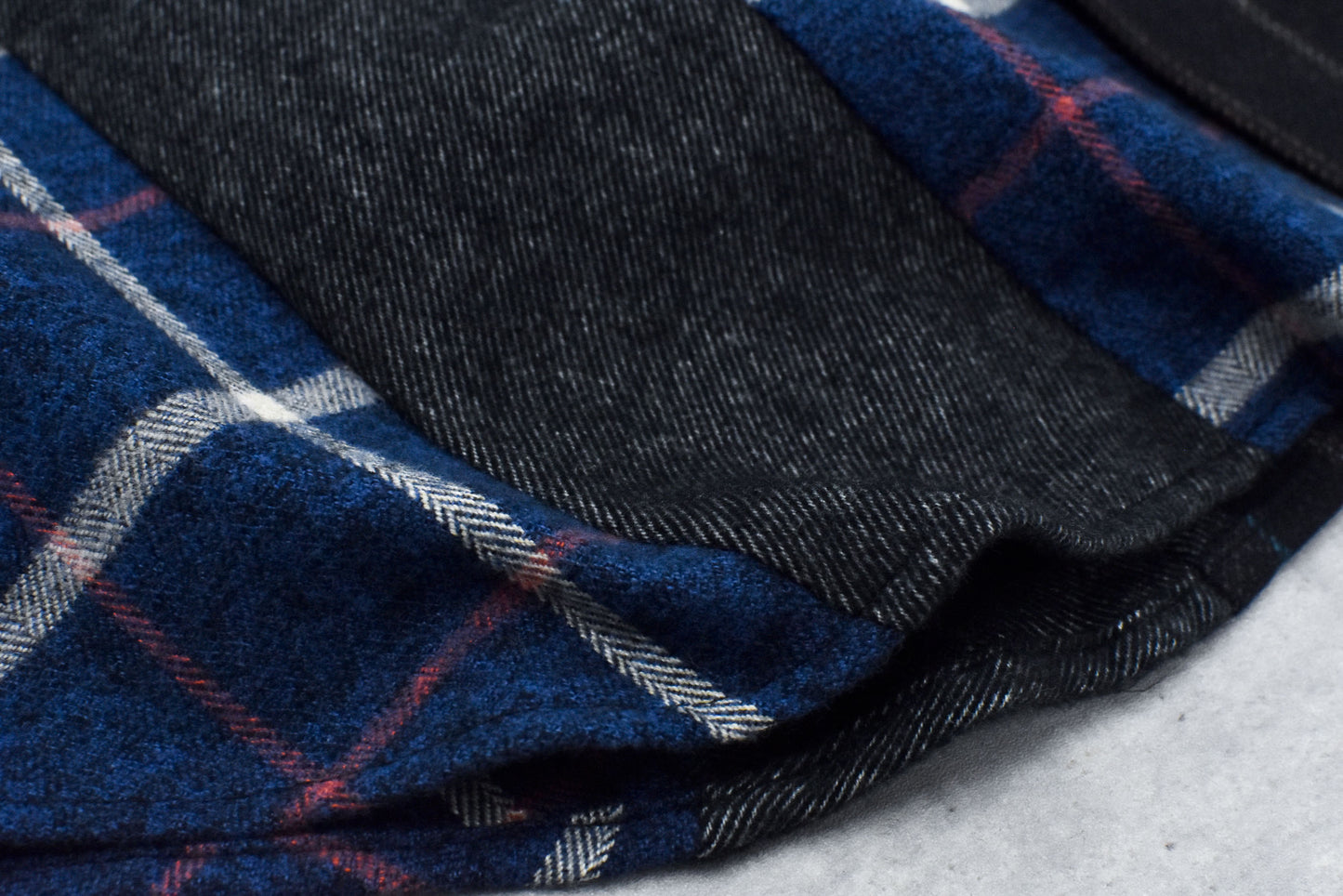 STOF / MIX STRIPE SHIRTS - BLACK